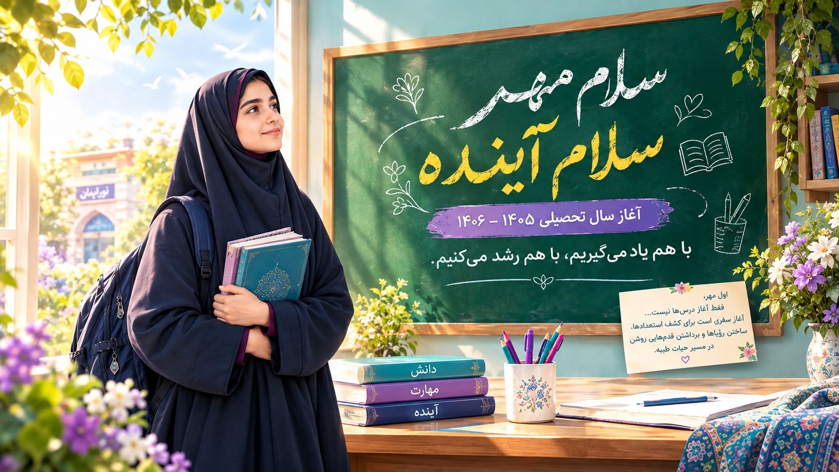 سلام مهر؛ سلام آینده | آغاز سال تحصیلی ۱۴۰۵–۱۴۰۶ در مجتمع آموزشی نورایمان